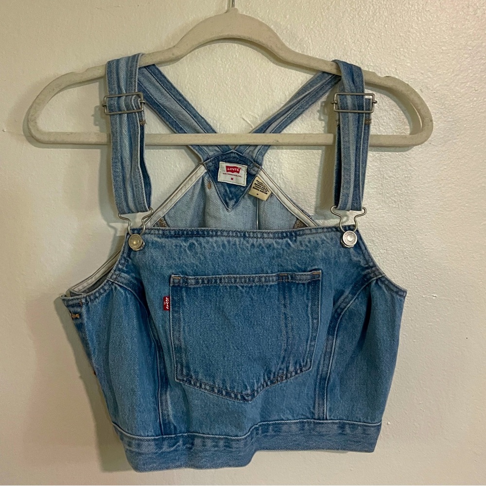 Levi's Blue Denim Crop Top